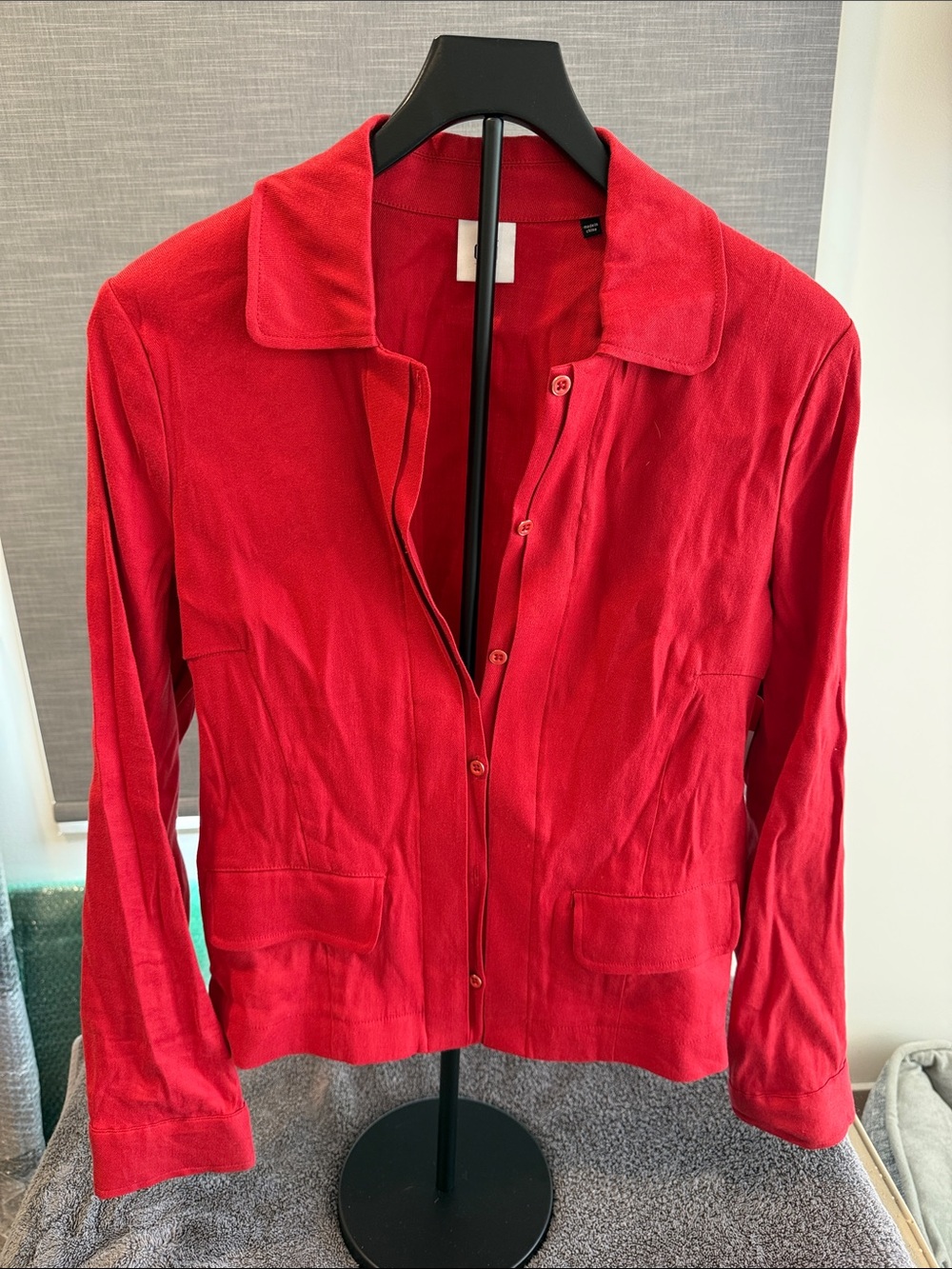 CAbi Red Button-Front Jacket